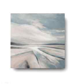 Plaża obraz akrylowy formatu 60 cm paulina lebida, akryl
