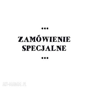 Rezerwacja naszyjnik szczegóły ustalone poprzez panel wiadomości