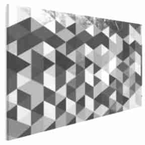 Obraz na płótnie - wzór trójkąty 120x80 cm 22902 vaku dsgn, geometryczny, nowoczesny
