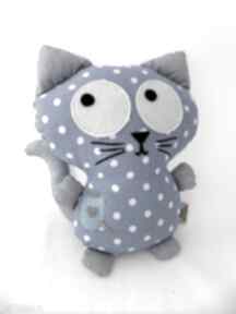 Kicior niebieski maskotki mały artysta kot, kotek, przytulanka