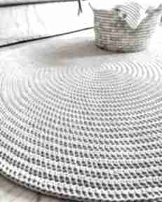 Okrągły dywan średnicy 120 sznurka design dywany decor domu