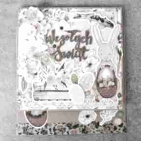 Pomysł jaki prezent pod choinkę! Karta świąteczna wielkanoc wesołych świąt scrapbooking kartki