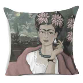 na poduszkę z kahlo ruda klara artytska, frida, poduszka, poszewka, kolorowa, etno