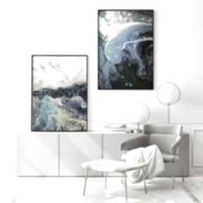 Zestaw 2 plakatów #20 80x120 cm hogstudio obraz, plakaty, mieszkanie, salon, sypialnia