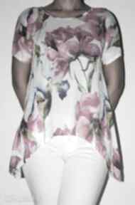 Bluzeczka z nadrukiem bluzki bellafeltro kwiaty, lato, fashion, prezent, moda