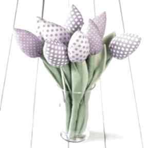 wrzosowy dekoracje myk studio tulipany, kwiaty, bukiet, z materiału, prezent