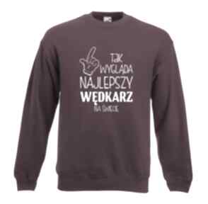 Bluza z nadrukiem dla wędkarza, prezent najlepszy wędkarz, wędkarstwo, łowienie, urodziny