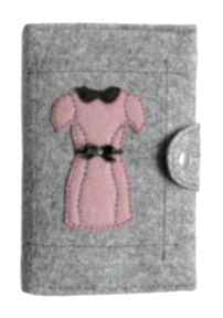 Okładka z notesy camshella sukienka, kołnierzyk, retro