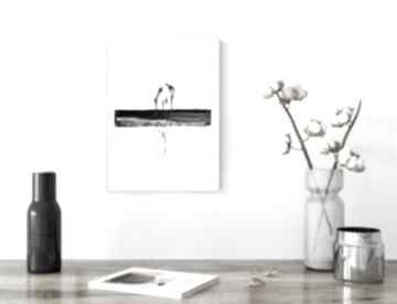 30x40 cm wykonana, elegancki minimalizm, obraz do plakaty art krystyna siwek ręcznie malowany