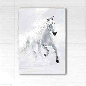 Obraz płótno koń malowany ręcznie, grafika, prezent yenoo
