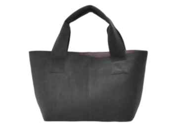 0008 szara damska torebka ręki shopper bag pelican modne damskie