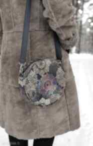Święta upominek: round bag - tęczowe mandale na ramię torebki niezwykle elegancka, nowoczesna