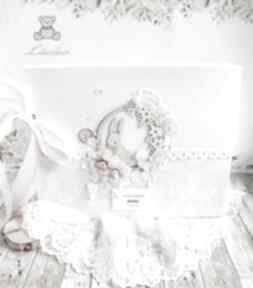 Album na chrzest, roczek, narodziny, prezent "lullaby girl" gotowy scrapbooking albumy