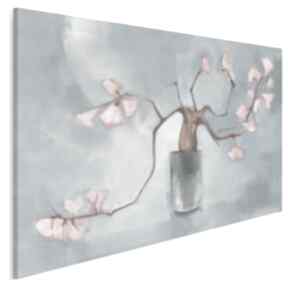 Obraz na płótnie - 120x80 cm 703701 vaku dsgn kwiat, magnolia, wazon, natura