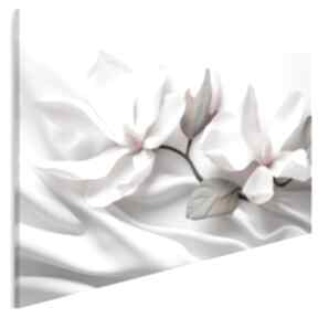 Obraz na płótnie - tkanina abstrakcja gałązka 120x80 cm 112601 vaku dsgn kwiaty, z kwiatami
