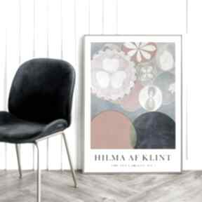 Hilma af klint the ten largest no 2 - plakat 50x70 cm plakaty hogstudio, reprodukcja, kolorowy