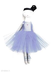 Lila blue tańczy rafineria cukru lalki, szmacianka, eko, bawełna, baletnica, tutu