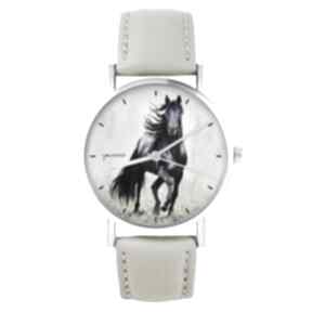 Zegarek - skórzany pasek koń unikatowy prezent zegarki