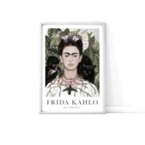 Frida kahlo self portrait - plakat 30x40 cm plakaty hogstudio, do salonu, obraz, desenio
