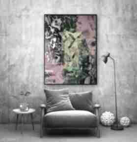 Dżungla - kolorowa anna majkutewicz abstrakcja, kolory, obraz, do salonu