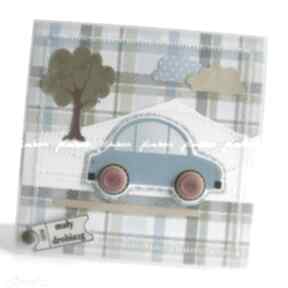 Mały drobiazg - kartka z autkiem dla dziecka jelonkaa auto, samochód, dziecko