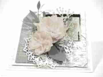 Żółte kwiaty scrapbooking kartki kartk, życzenia