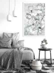 Obraz drukowany na płótnie kwiaty magnolii 70x100cm 03171 ludesign gallery, magnolie, grafika