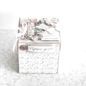 Exploding box - urodziny wyjątkowej kobiety dziewczynki scrapbooking kartki mały koziołek