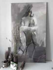 Woman 120x60 dom galeria alina louka obraz do salonu, duże obrazy, kobieta, w sztuce