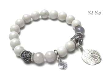 Kolekcja rich bzy fossil jadeity swarovski shamballa projekt