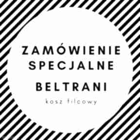 Zamówienie - zielony kosz filcowy pudełka beltrani