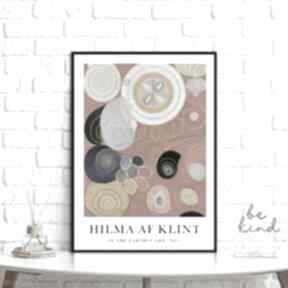 Hilma af klint in the earthly life no 3 - 30x40 cm hogstudio plakat, plakaty, obraz