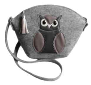 Mini owl bag torebki camshella sowa, brelok, chwost