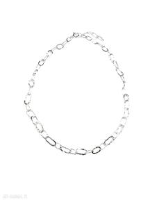 Srebrny łańcuch naszyjniki bijoux by marzena bylicka, srebro