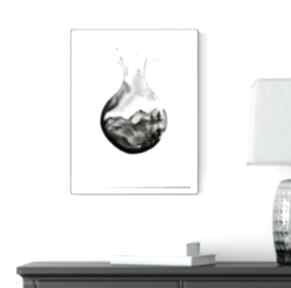 30x40 cm wykonana ręcznie - elegancki minimalizm, obraz do art krystyna siwek grafiki salonu