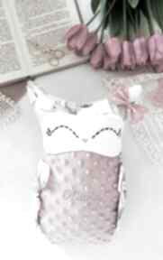 Poduszka przytulanka sowa sówka haft imię dziecka maskotki pracownia liliputki dekoracja