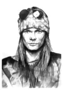 Axl - seria ikony A3 sztuka po godzinach rysunek, rose, guns and roses, portret, ołówek