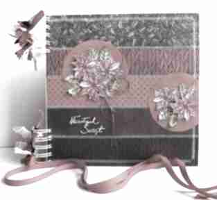 Święta upominek. Świąteczny album na zdjęcia 25x25cm scrapbooking albumy zuziucha, gwiazdka