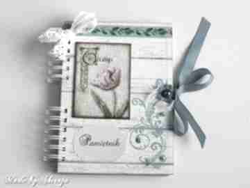 turkusowy poranek shiraja pamiętnik, sekretnik, notes, notatnik, tulipany, zapiśnik
