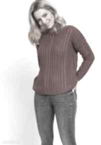 Warkoczowy pulower, swe209 marsal mkm swetry