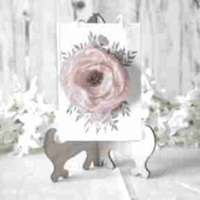 Broszka - kwiat malina maly koziolek - lato, dla przyjaciółki, siostry, kwiaty