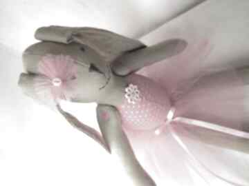Baletnica amarantowa balerina tutu komunia lalka szmacianka
