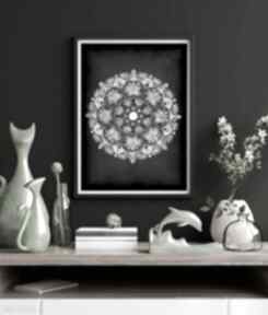 Mandala 50x70cm małgorzata domańska, plakat, kwiatek, dom, etno