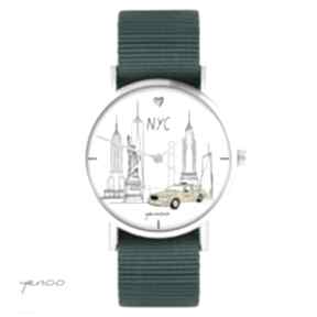 Zegarek yenoo - new york morski, nato zegarki, miasto, taxi, unikatowy, prezent