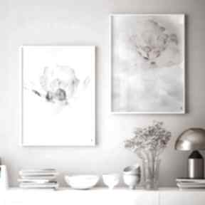 Zestaw - 40x50 cm gc - 20 633-632 futuro design plakatów, z roślinami, pastelowy róż, jasne