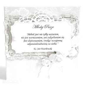 Ślubna elegancja scrapbooking kartki rudlis ślub, życzenia, pamiątka