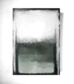 Abstrakcja obraz akrylowy formatu 70 100 cm paulina lebida, akryl, nowoczesny