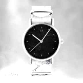 Zegarek - czarny marmurkowy, nato, unisex zegarki liliarts