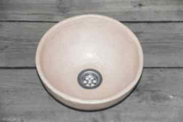 Unikatowa umywalka, w wiejskim stylu, rustykalna umywlka z gliny: wolnostojąca ceramika