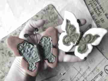 Zestaw motyli III ceramika wylęgarnia pomysłów, motyl